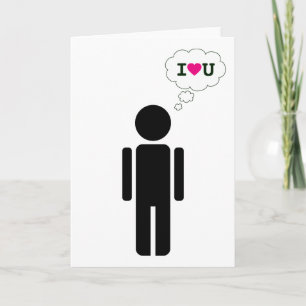 Tarjeta Festiva corazón de ti: bastón de amor