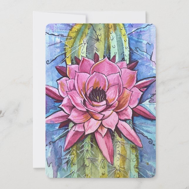 Tarjeta Festiva Corazón del Desierto (Anverso)
