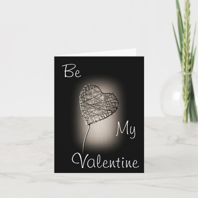 Tarjeta Festiva corazón el día de San Valentín (Anverso)