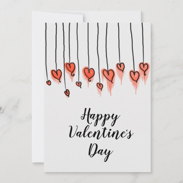 Tarjeta Festiva Corazón | EL DÍA DE SAN VALENTÍN (Anverso)