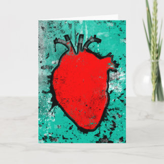 Tarjeta Festiva corazón gruñido