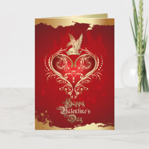 Tarjeta Festiva Corazón real San Valentín