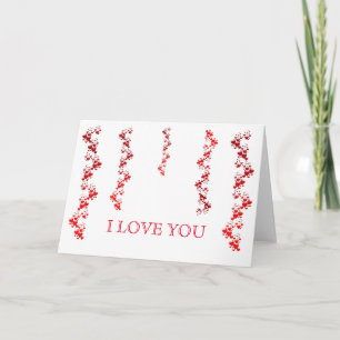 Tarjeta Festiva Corazón Rojo