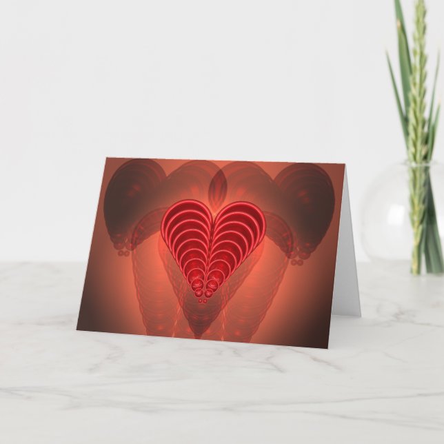 Tarjeta Festiva Corazón sagrado II (Anverso)