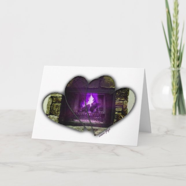 Tarjeta Festiva Corazón y tierra (Anverso)