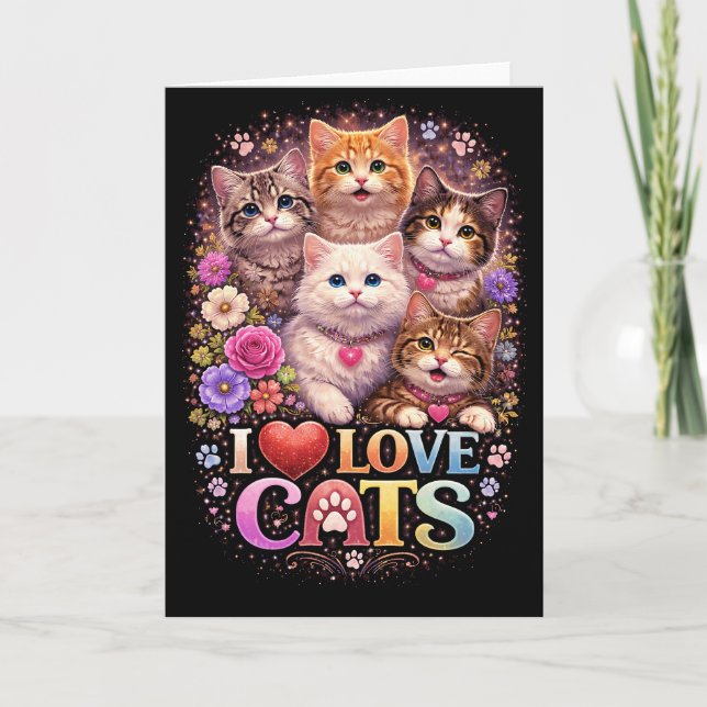 Tarjeta Festiva Corazoncitos Perfectos (Anverso)
