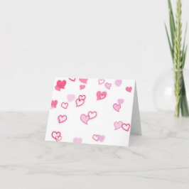 Tarjeta Festiva Corazones