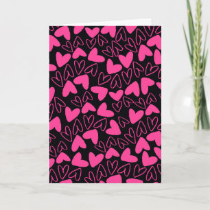 Tarjeta Festiva Corazones