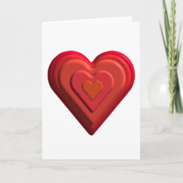 Tarjeta Festiva Corazones