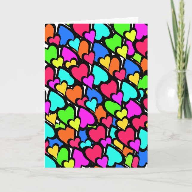 Tarjeta Festiva Corazones 2011 (Anverso)