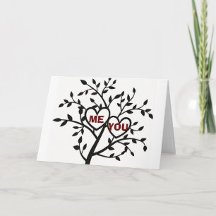 TARJETA FESTIVA CORAZONES/AMOR-NUESTRA 1ª NAVIDAD-BAJO EL MUÉRDAGO