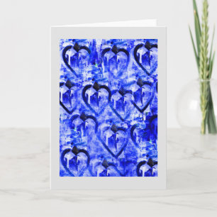 Tarjeta Festiva Corazones de amor