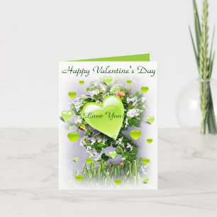 Tarjeta Festiva Corazones de amor, ¡te amo!_