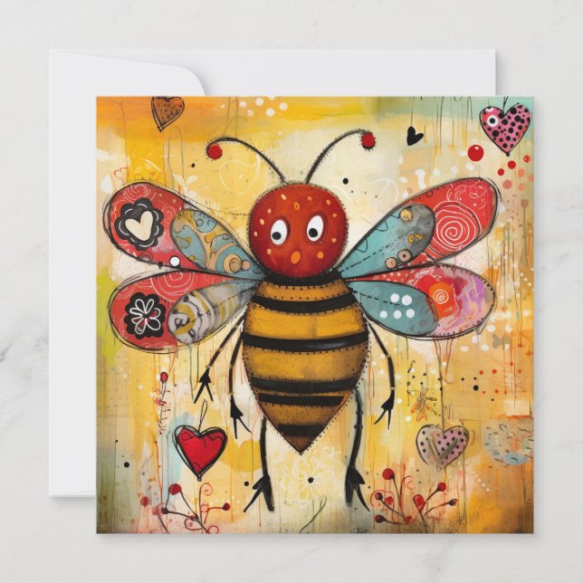Tarjeta Festiva Corazones de Mi San Valentín  (Anverso)