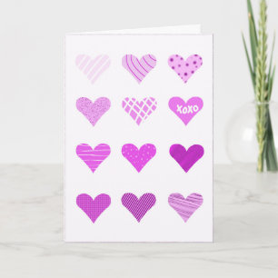 Tarjeta Festiva Corazones de perro