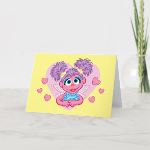 Tarjeta Festiva Corazones de San Valentín de Abby Cadabby Gráfico