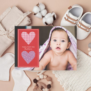 Tarjeta Festiva Corazones ilustrados Valentine