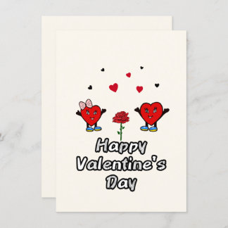 Tarjeta Festiva Corazones rojos lindos