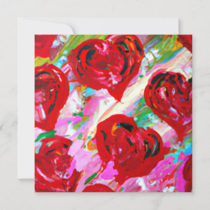 Tarjeta Festiva Corazones rosados