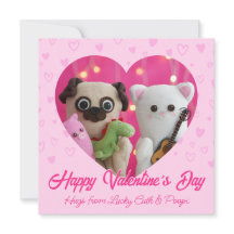 Corazones rosados pastel Kawaii lindos día de San 