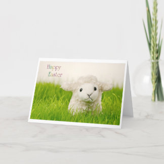 Tarjeta Festiva Cordero de Pascua