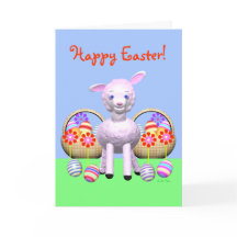 Cordero de Pascua y canastas