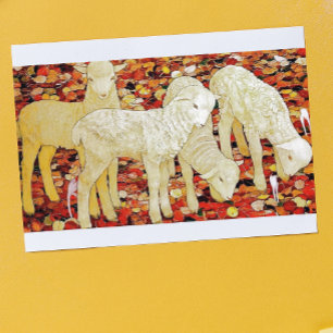 Tarjeta Festiva Corderos