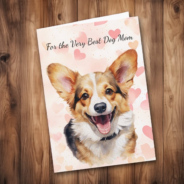 Tarjeta Festiva Corgi Dog Me Haces La Mata De La Cola (Subido por el creador)