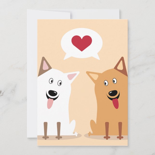 Tarjeta Festiva Corgi Love (Anverso)
