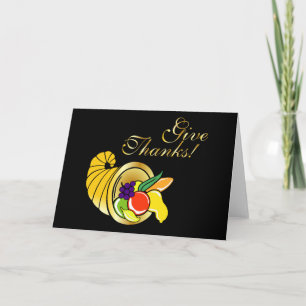 Tarjeta Festiva Cornucopia