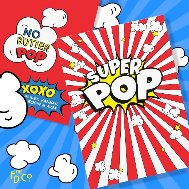 Tarjeta Festiva ¡Corny SUPER POP! ¡No a la mantequilla pop! Popmaí (Subido por el creador)