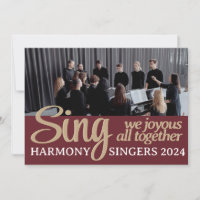 Coro coro coro merry Christmas Singer Music Photo