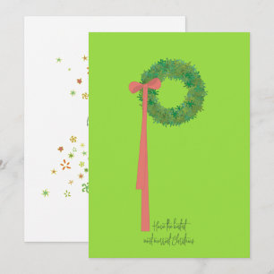 Tarjeta Festiva Corona y cinta
