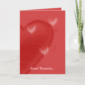 Tarjeta Festiva Corre una carta de San Valentín fluida