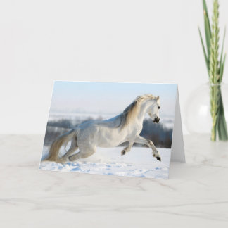 Tarjeta Festiva Corredor de nieve