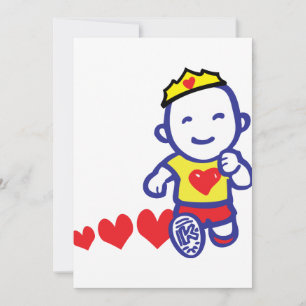 Tarjeta Festiva Corredora en el corazón
