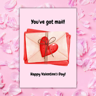 Tarjeta Festiva Correo electrónico de San Valentín para el aula
