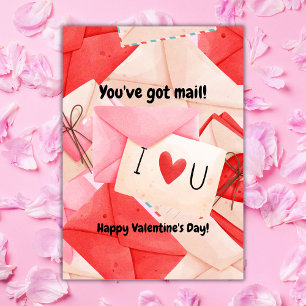 Tarjeta Festiva Correo electrónico para el Día de San Valentín en 