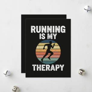 Tarjeta Festiva Correr Es Mi Terapia