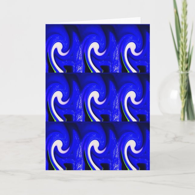 Tarjeta Festiva Corrientes oceánicas (Anverso)