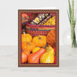 Tarjeta Festiva Cosecha colorida II