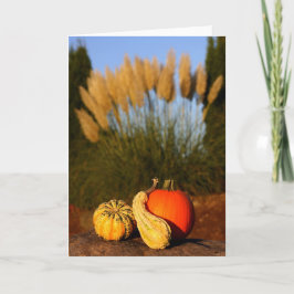 Tarjeta Festiva Cosecha de otoño
