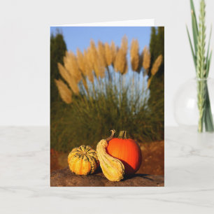 Tarjeta Festiva Cosecha de otoño