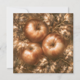 Tarjeta Festiva Cosechar Manzanas