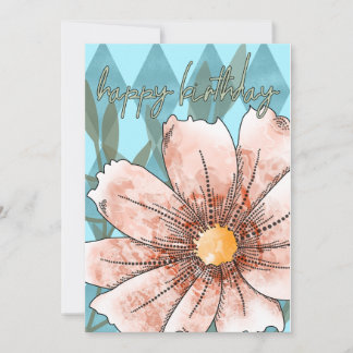 Tarjeta Festiva Cosmo de Cumpleaños