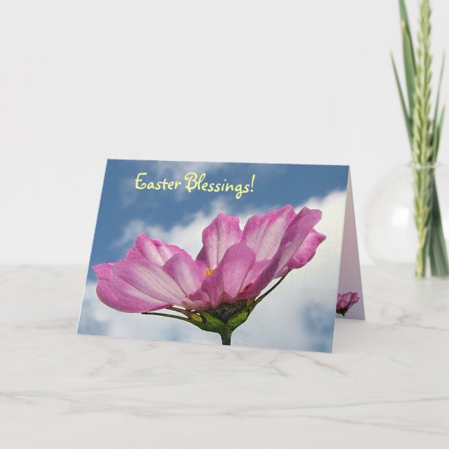 Tarjeta Festiva Cosmos Easter (Anverso)