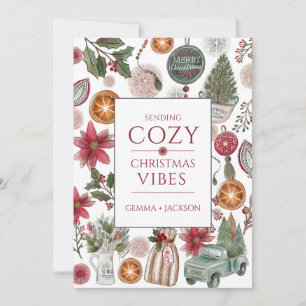Tarjeta Festiva Cosy Rustic