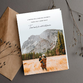 Tarjeta Festiva Cotización Sentida del Día de la Madre Plegada