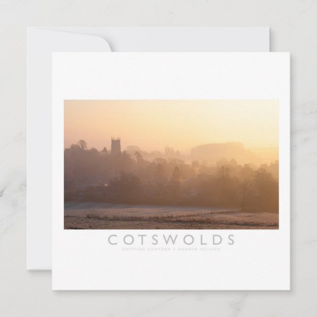 Tarjeta Festiva Cotswolds (Anverso)