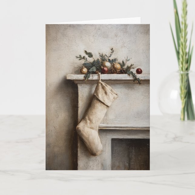 Tarjeta Festiva Country Christmas (Anverso)